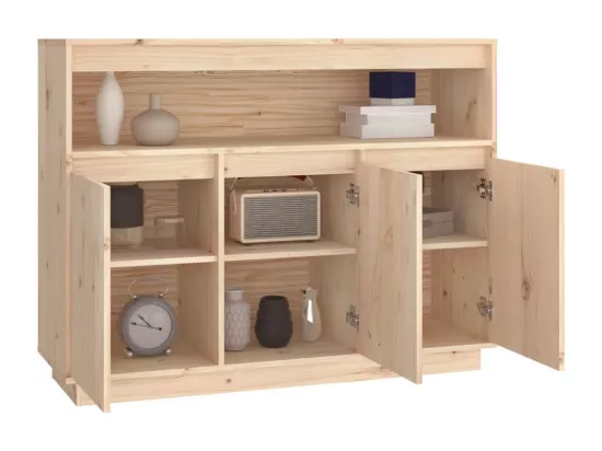 Buffet 104,5x34x80 cm Bois massif de pin