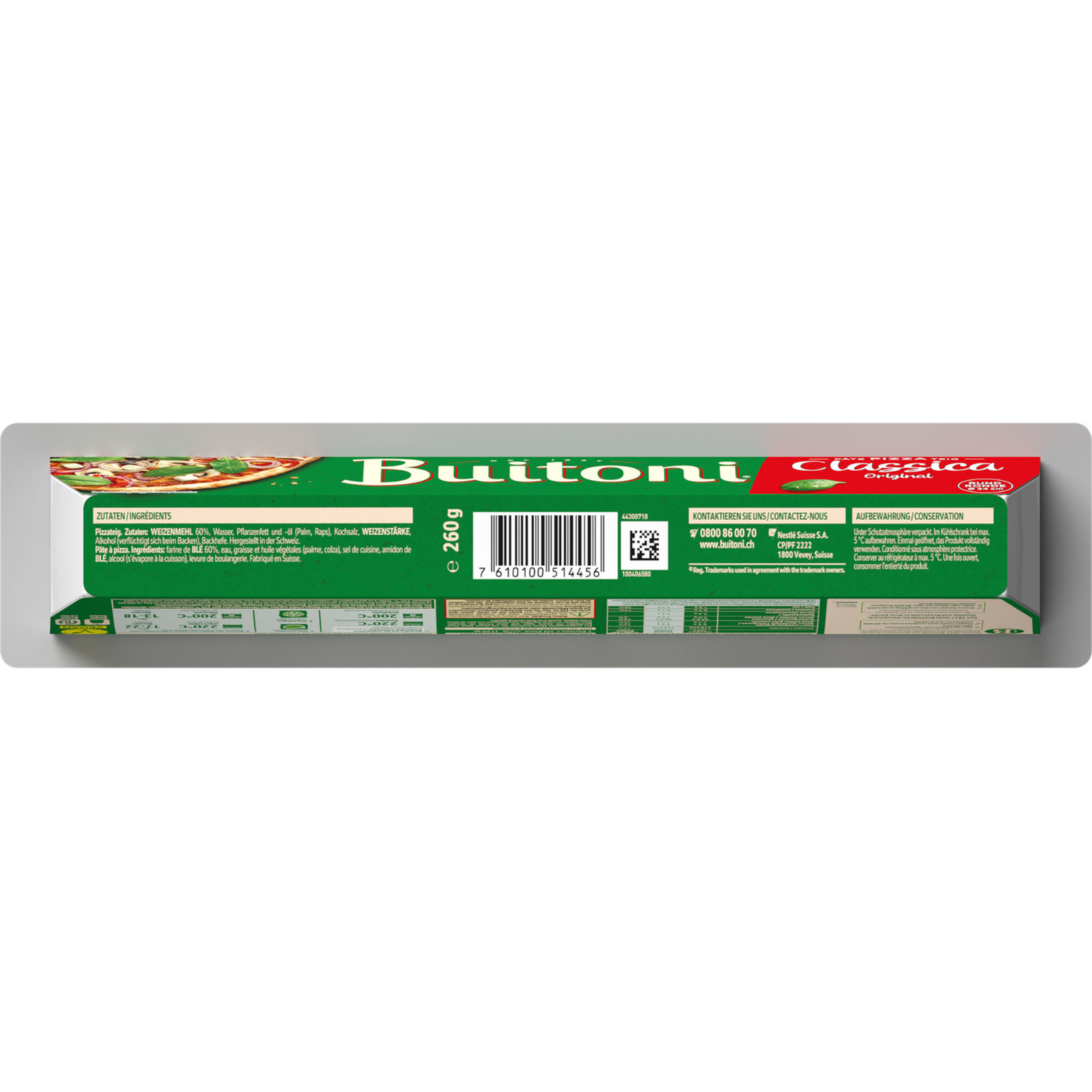 Buitoni Pizzateig Classica Original Rund Ausgewallt Ø24cm