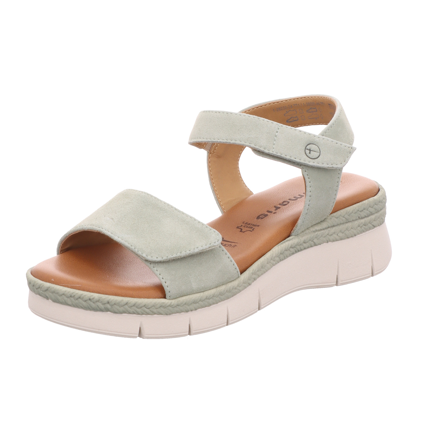 Tamaris Damen-Sandalette Sage-Grün
