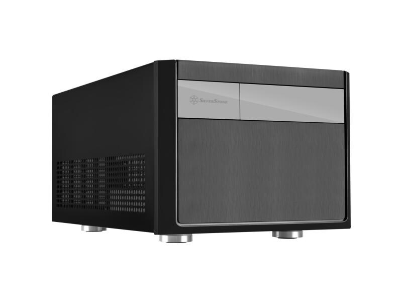 SilverStone PC-Gehäuse SST-SG11B Übersichtlich konzipiertes SFF-Gehäuse mit modernisiertem Layout