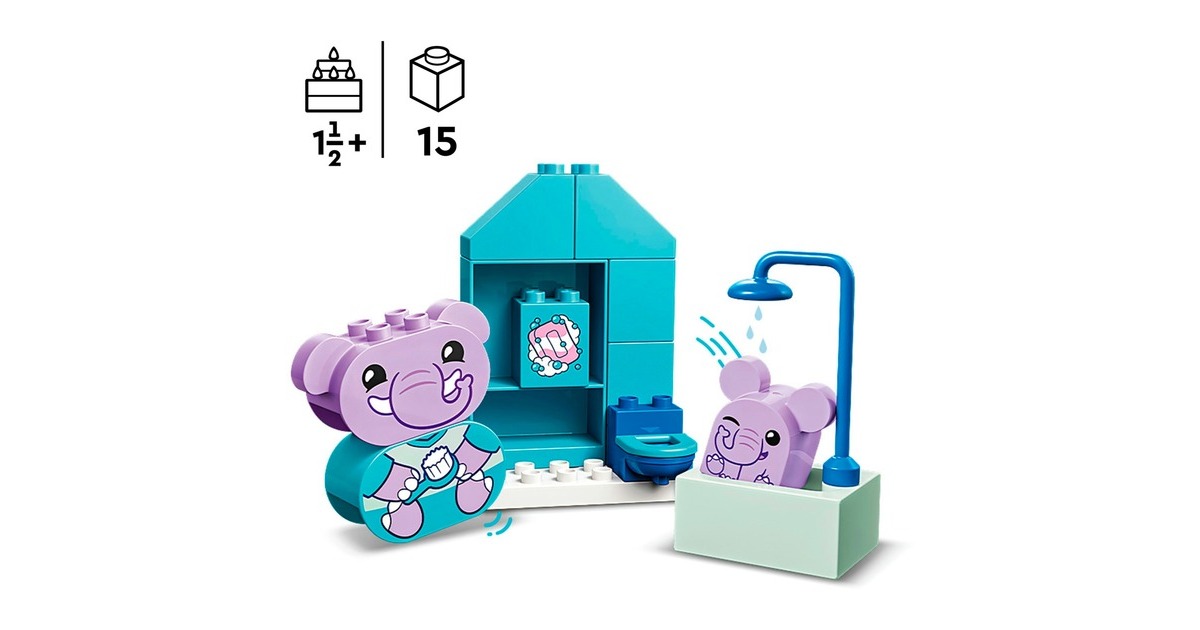 LEGODUPLO - Dagelijkse gewoontes - In bad Constructiespeelgoed  (10413)