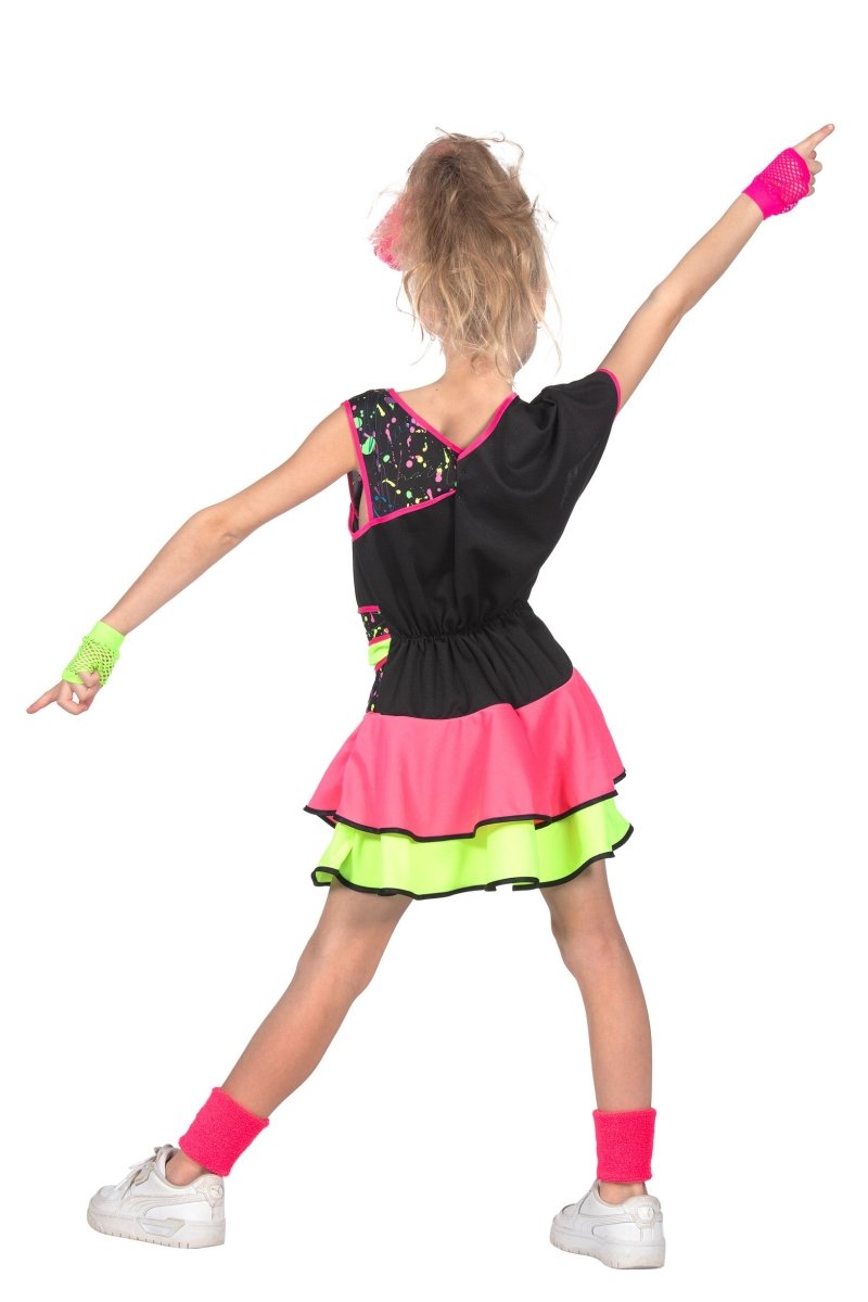 Neon 80S Jurk Meisje