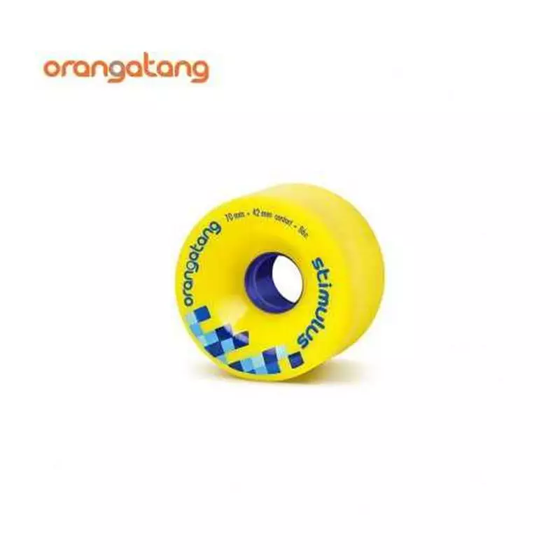 roue skateboard ORANGATANG 70mm stimulus yellow