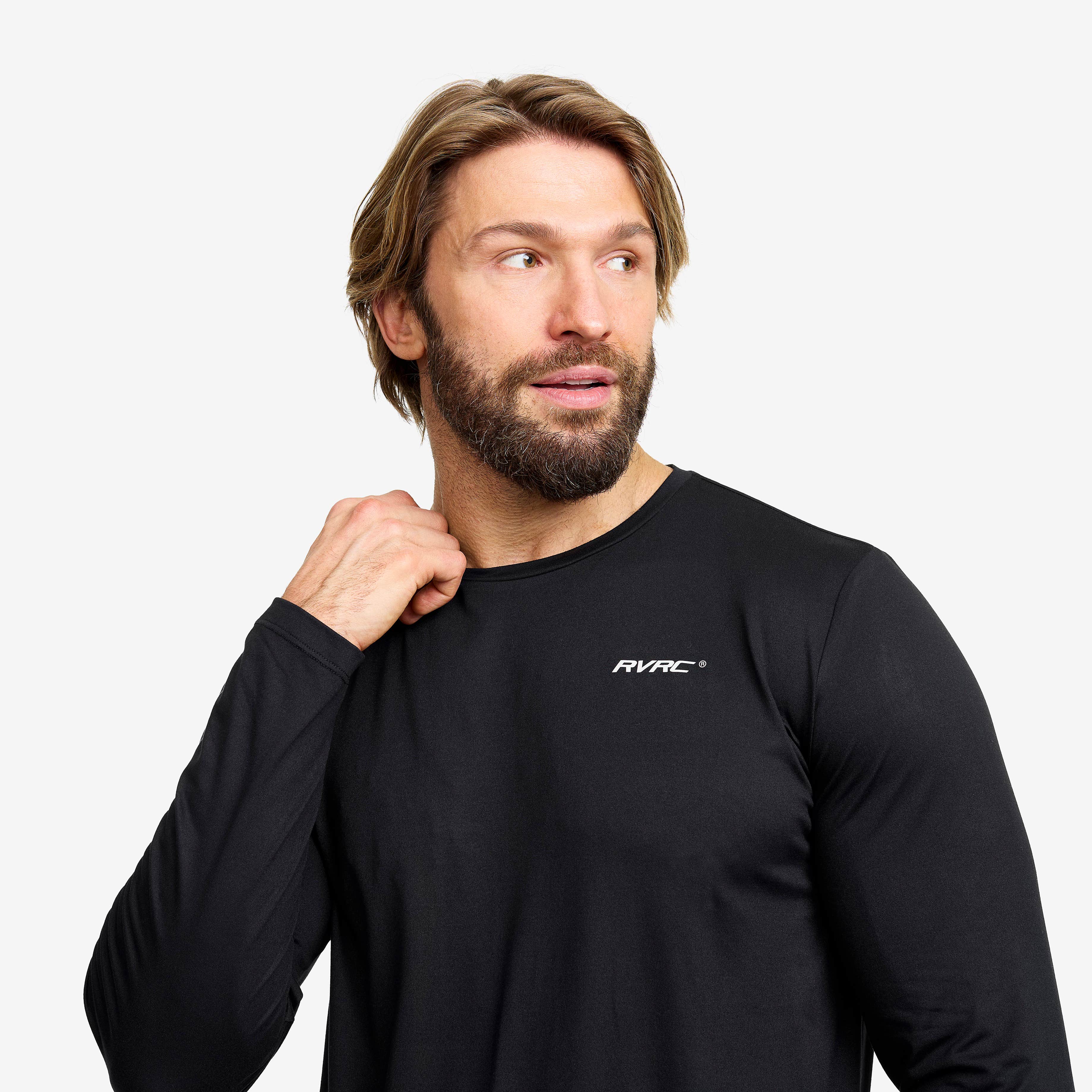 Mission Long-sleeved T-shirt Herre Black