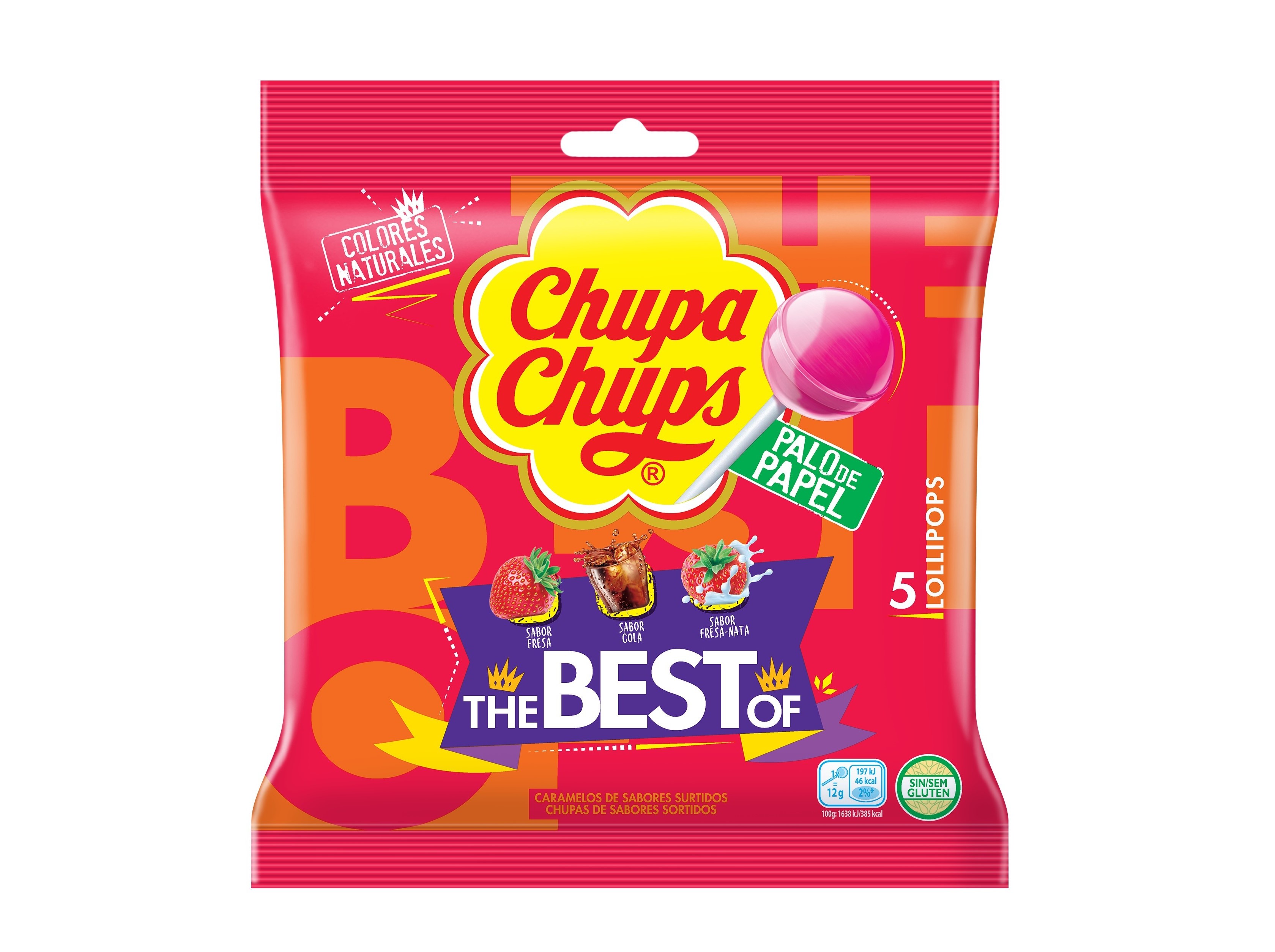 CHUPAS CHUPA CHUPS BOLSA BEST OF 60G