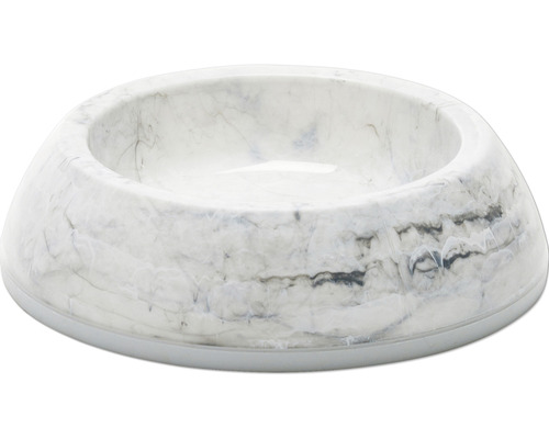 Savic Delice Cat Marble antislip voer- en waterbak, ca. 0,2 l, ca. 10,5 x 4 cm, marmerkleurig