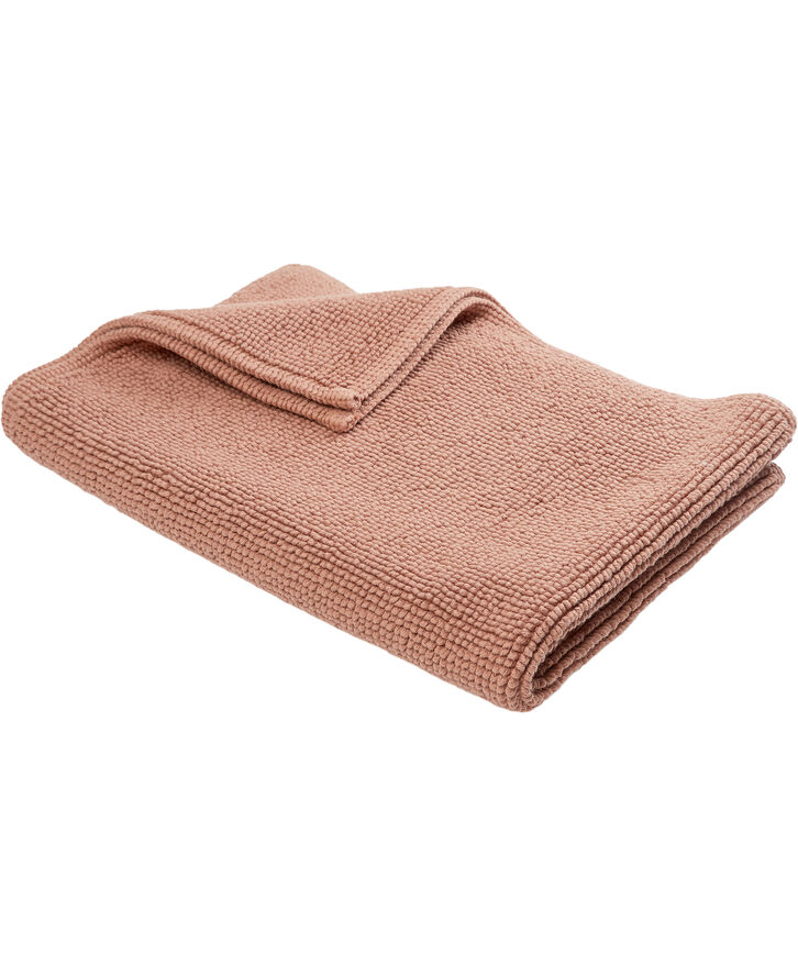 Magasin du Nord Collection Bathmat stonewashed 60x90 mocha mousse GOTS Lyserød