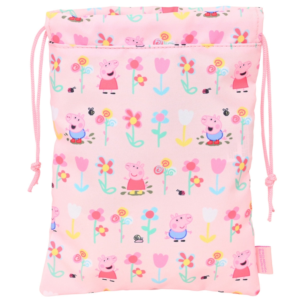Saco de lanches Peppa Pig 25x20
