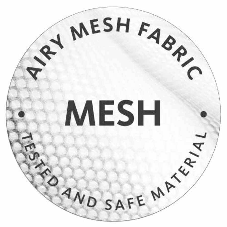 BABYBJÖRN Babywippe Balance Soft Mesh Silber Weiß