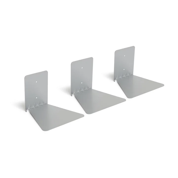 Umbra - Conceal Bücherhalter gross, silber (3er-Set)