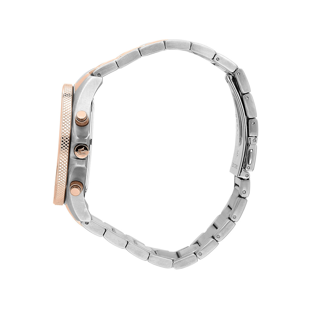 Montre MASERATI homme bracelet acier inoxydable bicolore rose