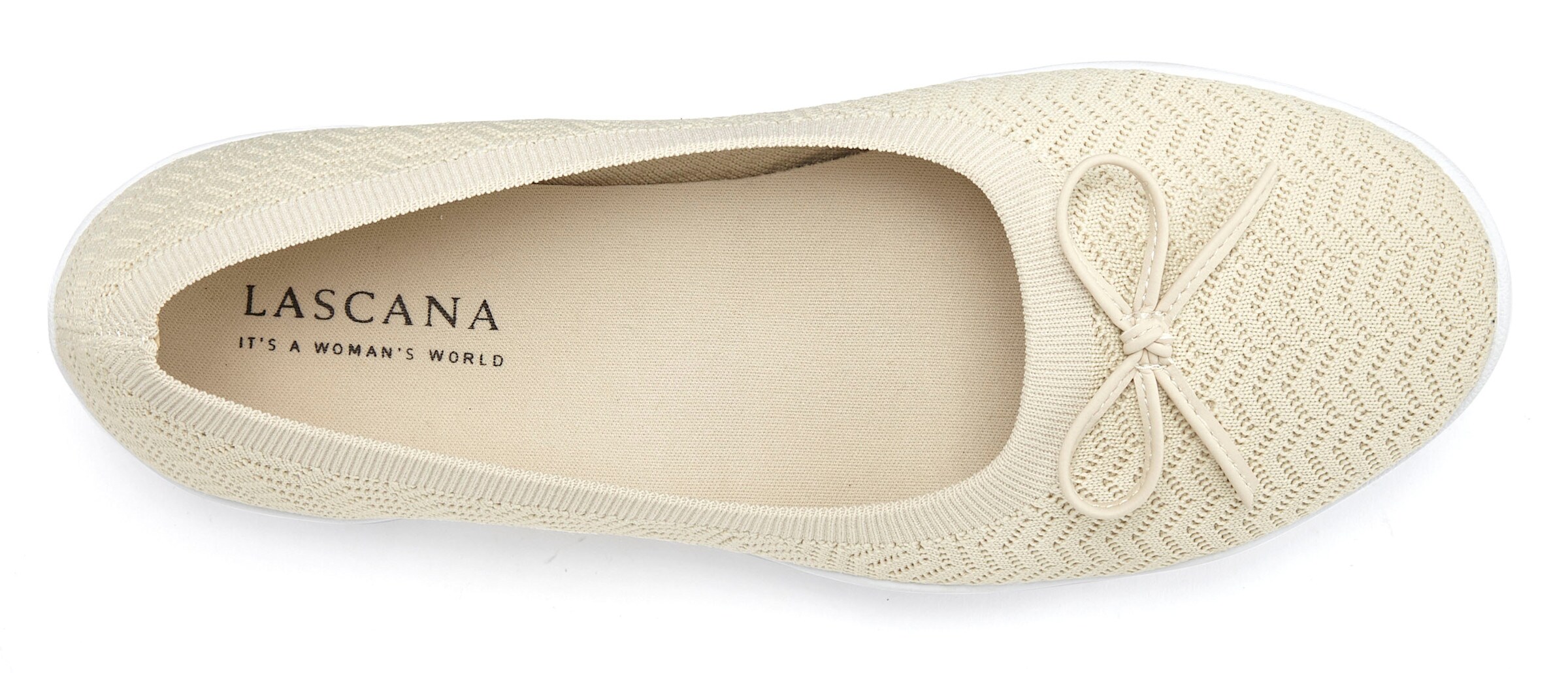 LASCANA Sneaker Ballerinas in beige