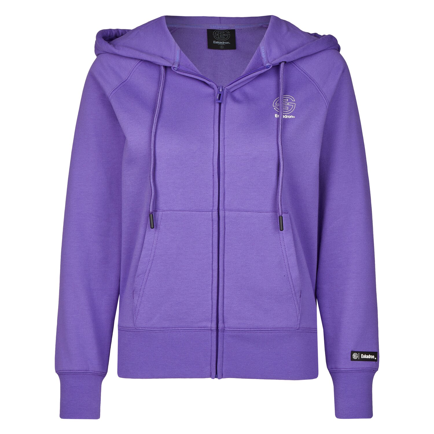 ESKADRON Dynamic Hoodie Tech-Jersey Zip-Hood - purple