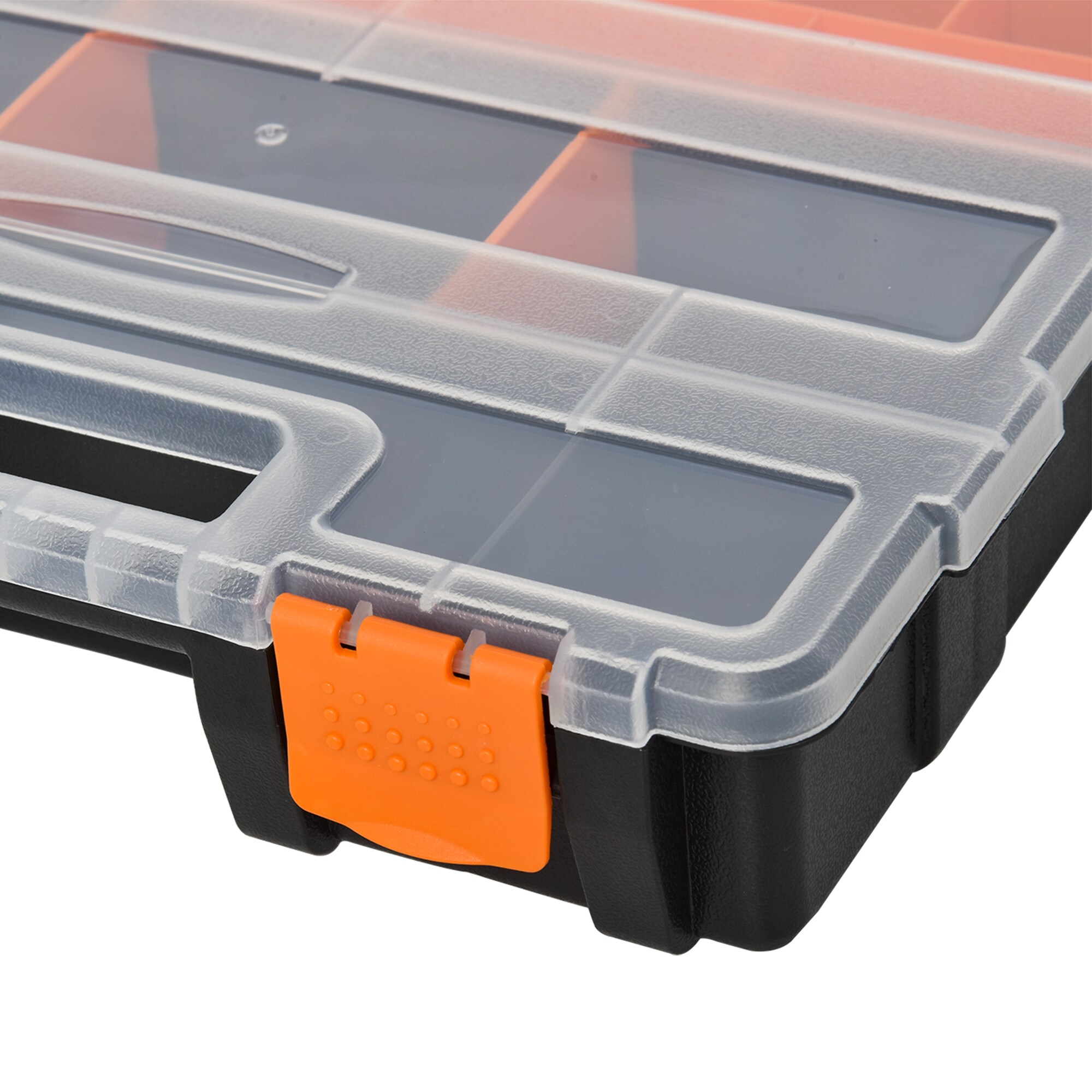 DURHAND Werkzeugaufbewahrung Box 4-teiliges set schwarz, orange