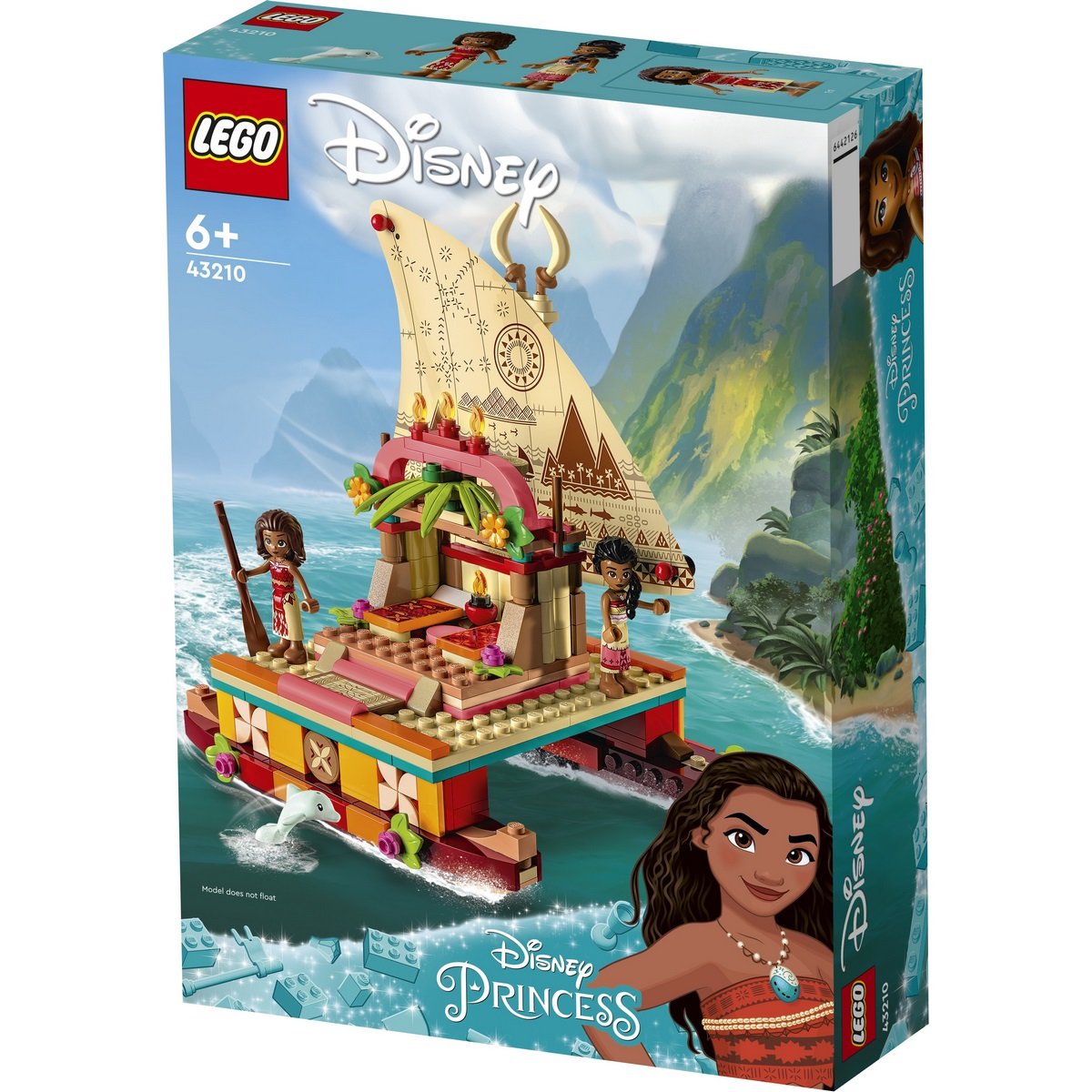 Le bateau d'exploration de Vaiana Lego  43210