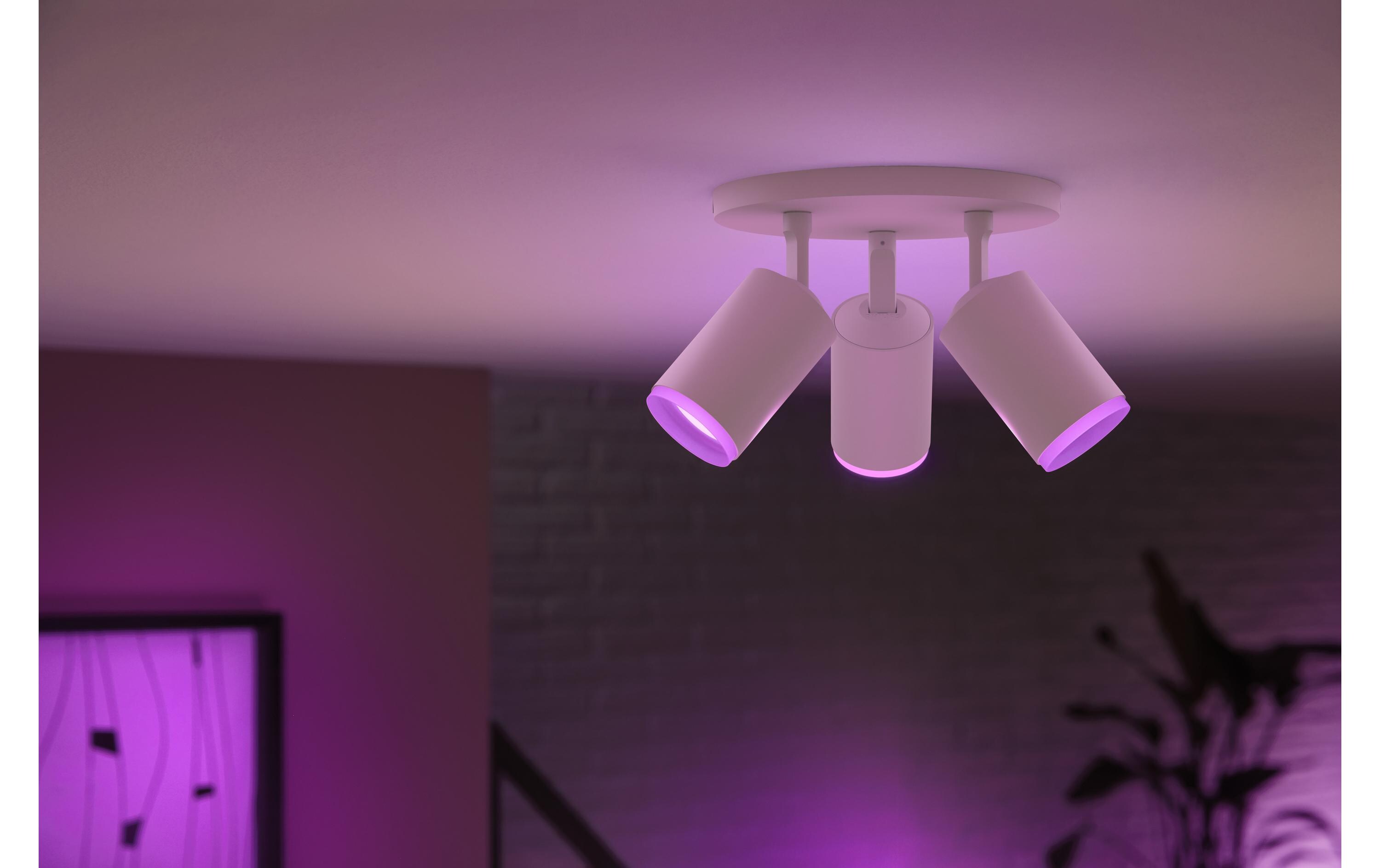 White & Color Ambiance Fugato 3er-Spot Weiss<br>3er-Spot mit Weisstönen und mehr als 16 Millionen Farben