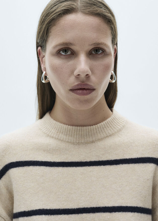 MANGO SWEATER. -- MARINA Lt pastel brown