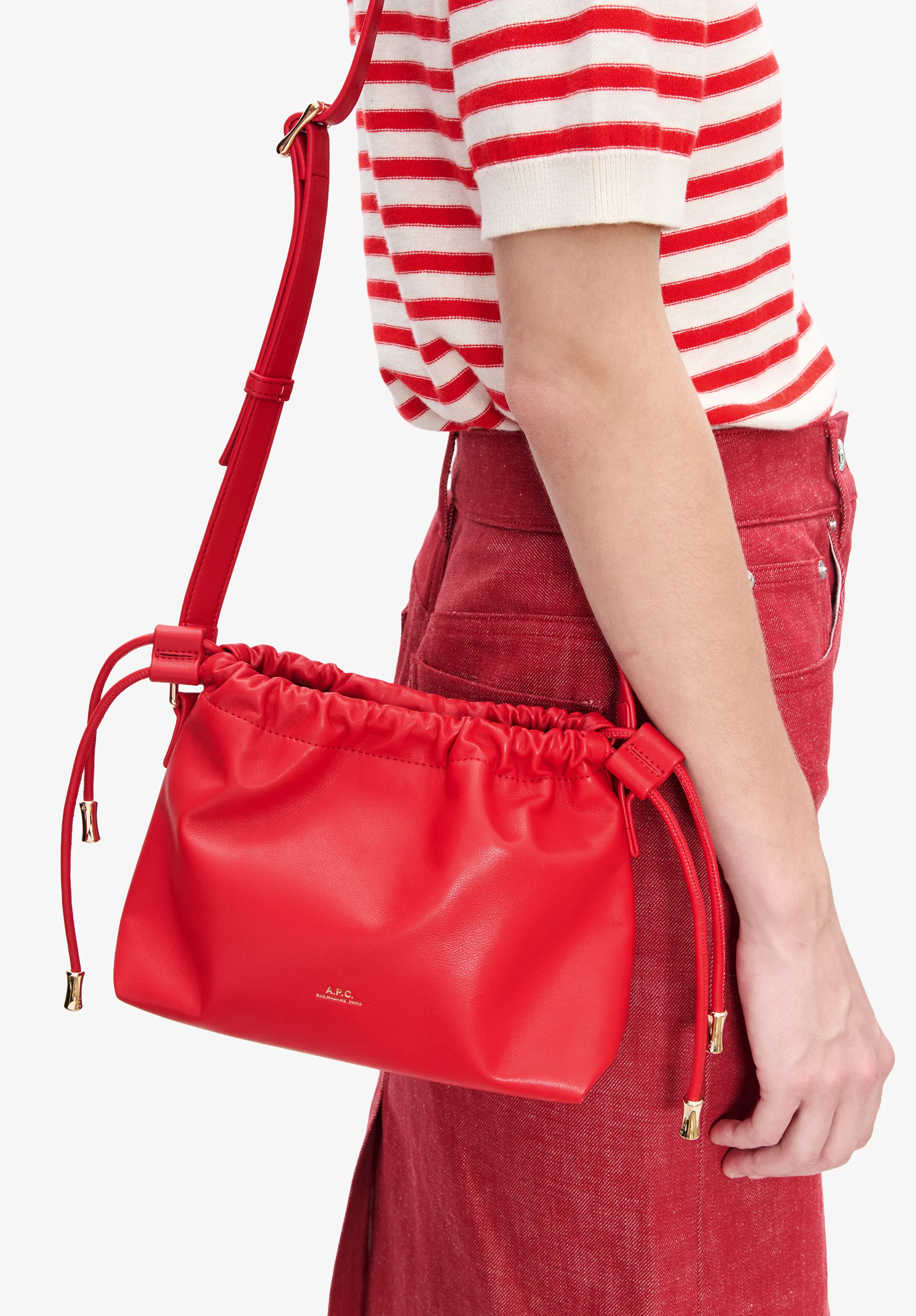 sac ninon mini - Rouge