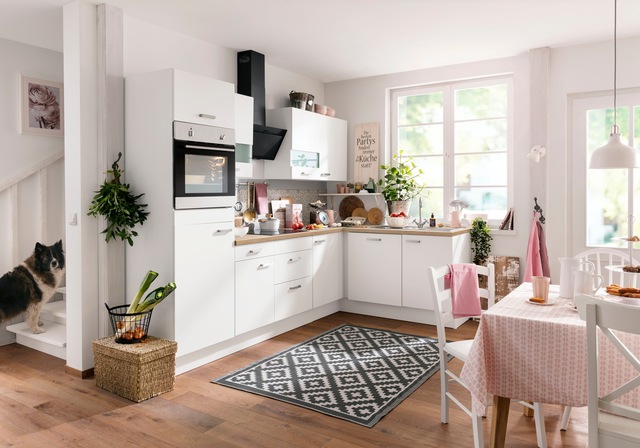 OPTIFIT Winkelküche »Parma« ohne E-Geräte, Stellbreite 285 x 175 cm