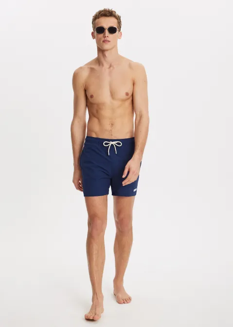 Seersucker zwembroek blauw (BLW.D)