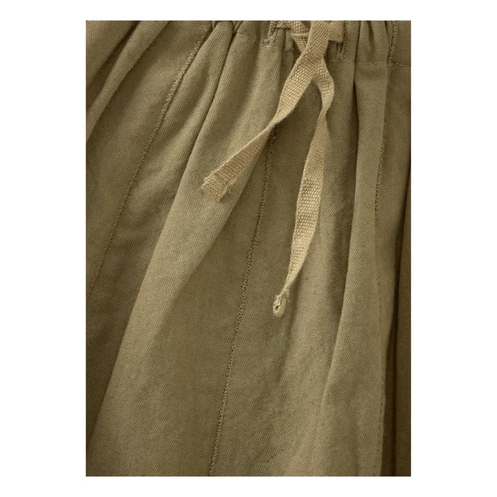 Caramel Pantalon  Linum Uni | Beige