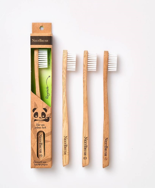 NextBrush Tandenborstel Bamboe Kids 1st