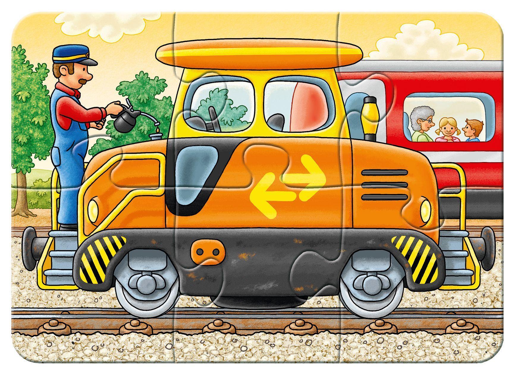 My first puzzles – Bei der Arbeit 2/4/6/8-teilig