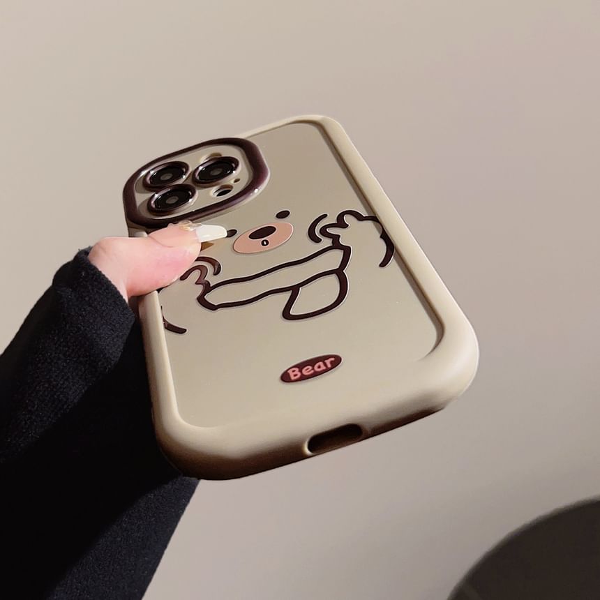 Rockit - Berenprint telefoonhoesje - iPhone 15 Pro Max / 15 Pro / 15 Plus / 15