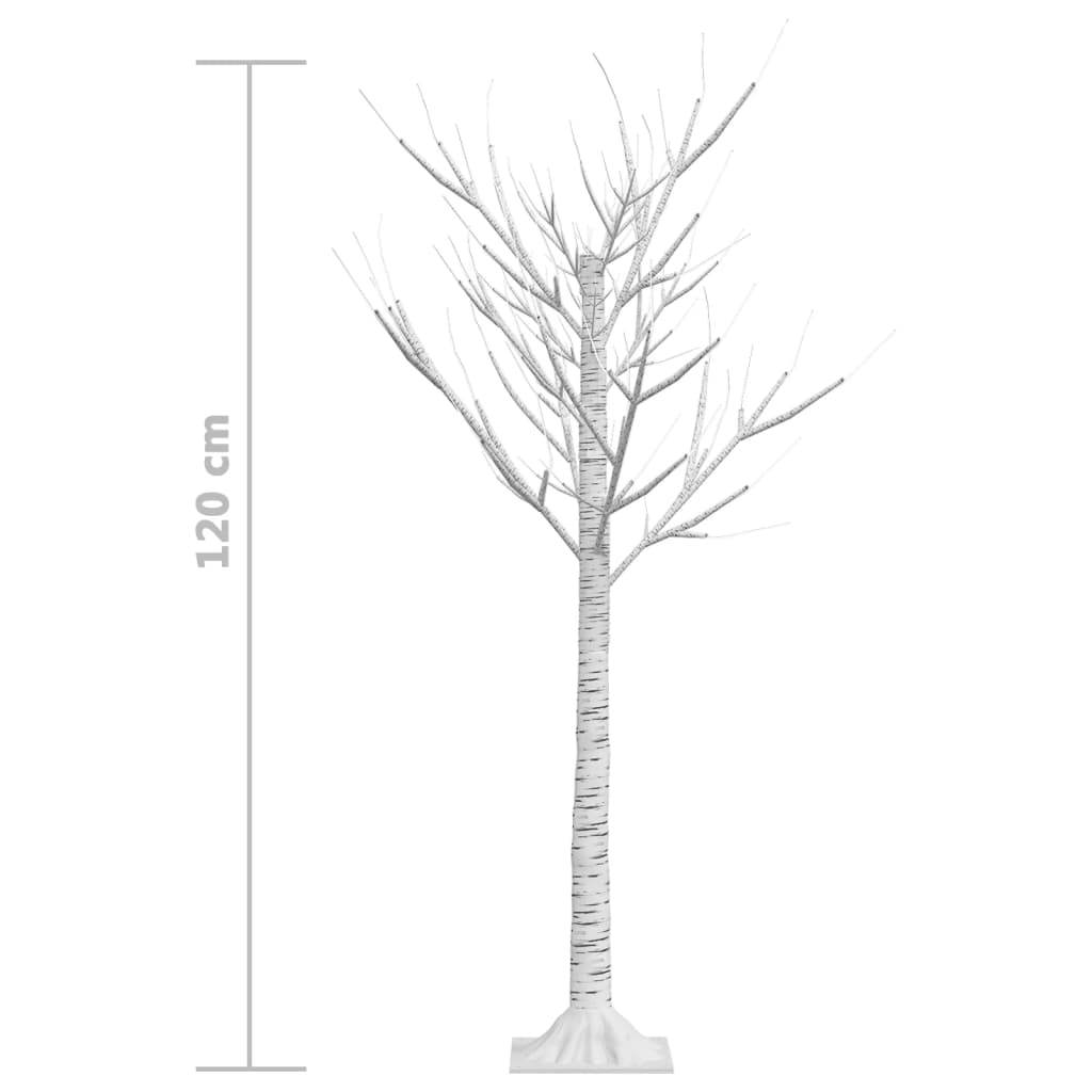 Sapin de noël 120 led colorées saule 1,2 m int/ext