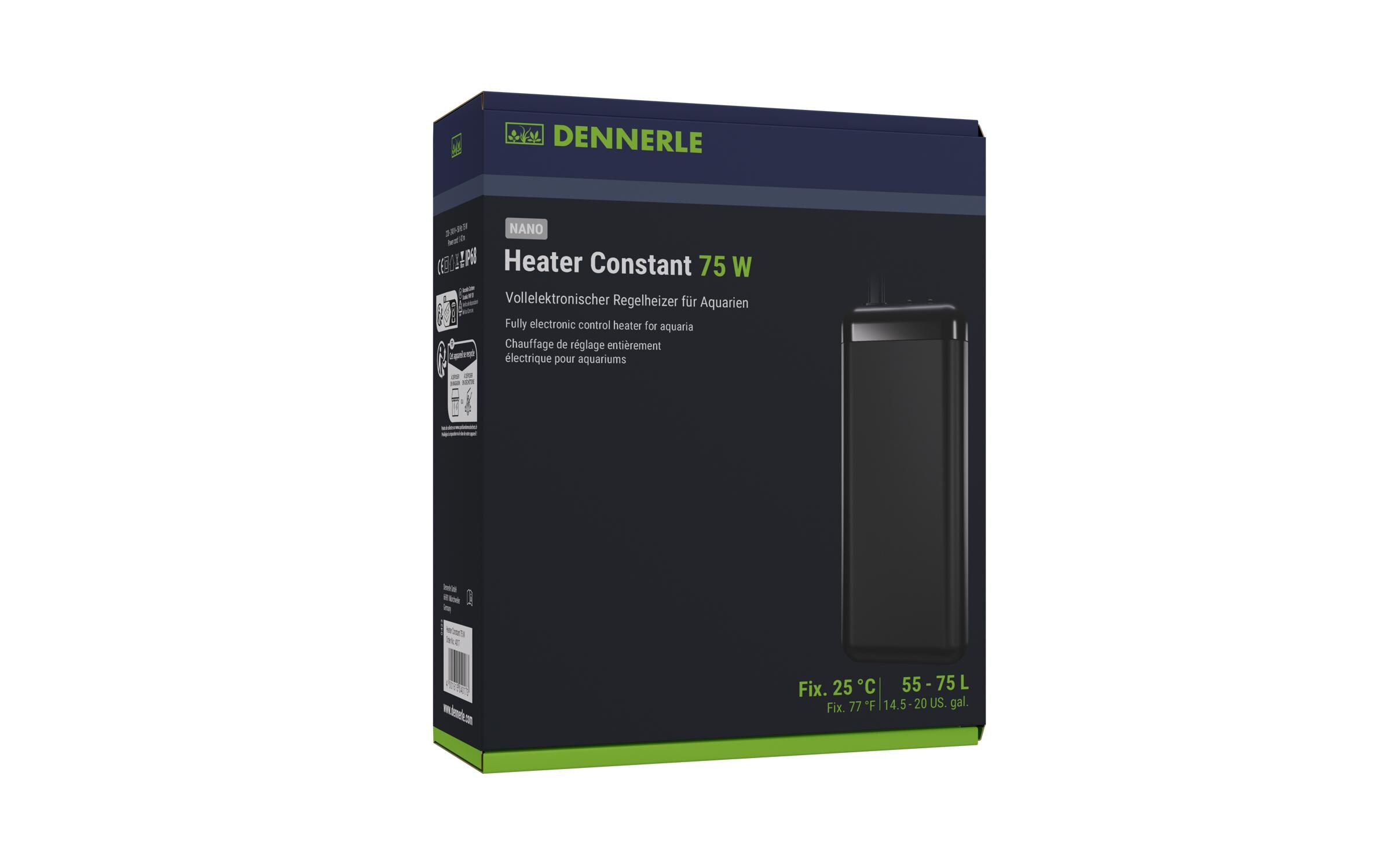 Heater Constant, 35 WVollelektronischer Regelheizer für Aquarien