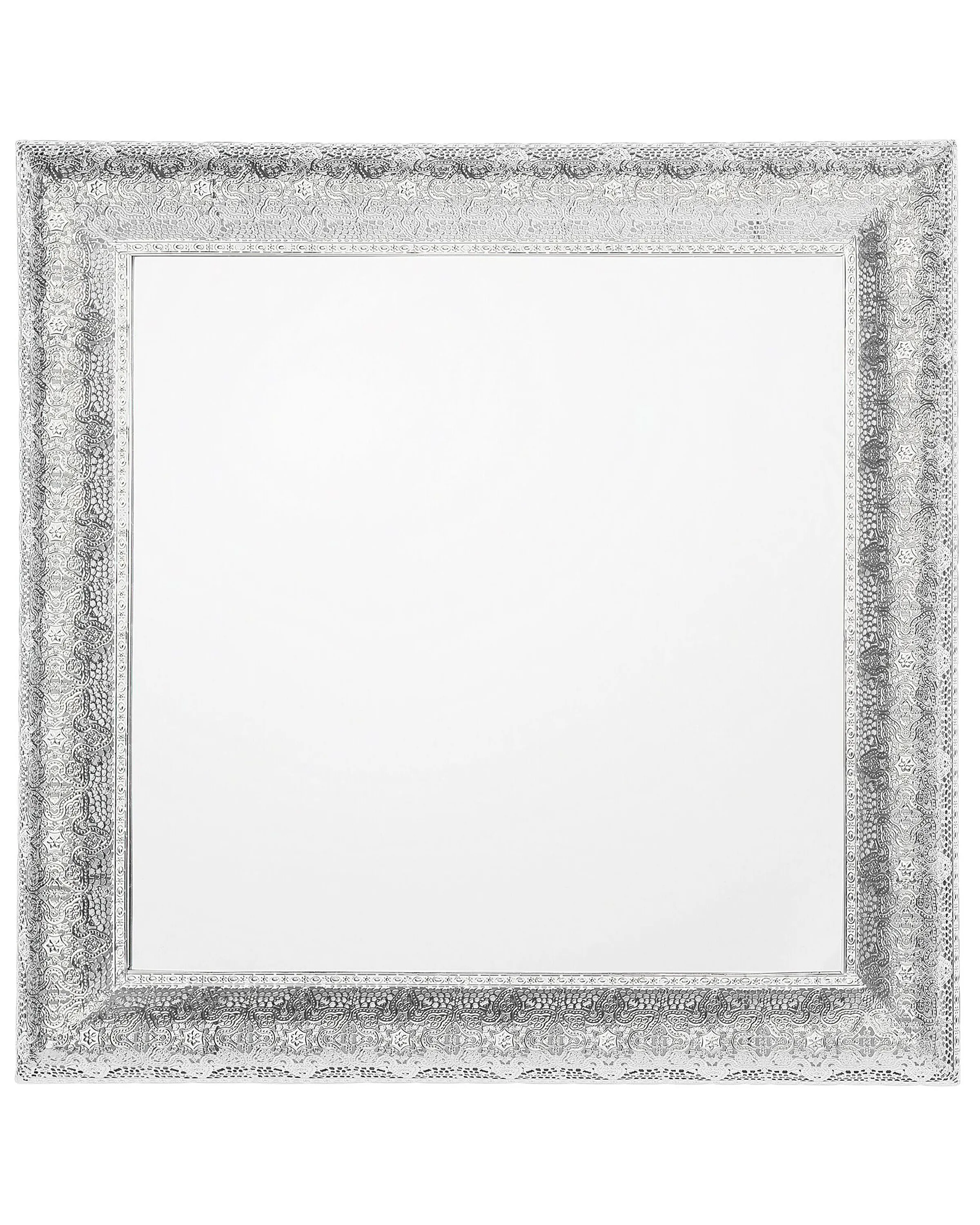 Wandspiegel CAVAN 65 cm 65 cm Metaal Zilver