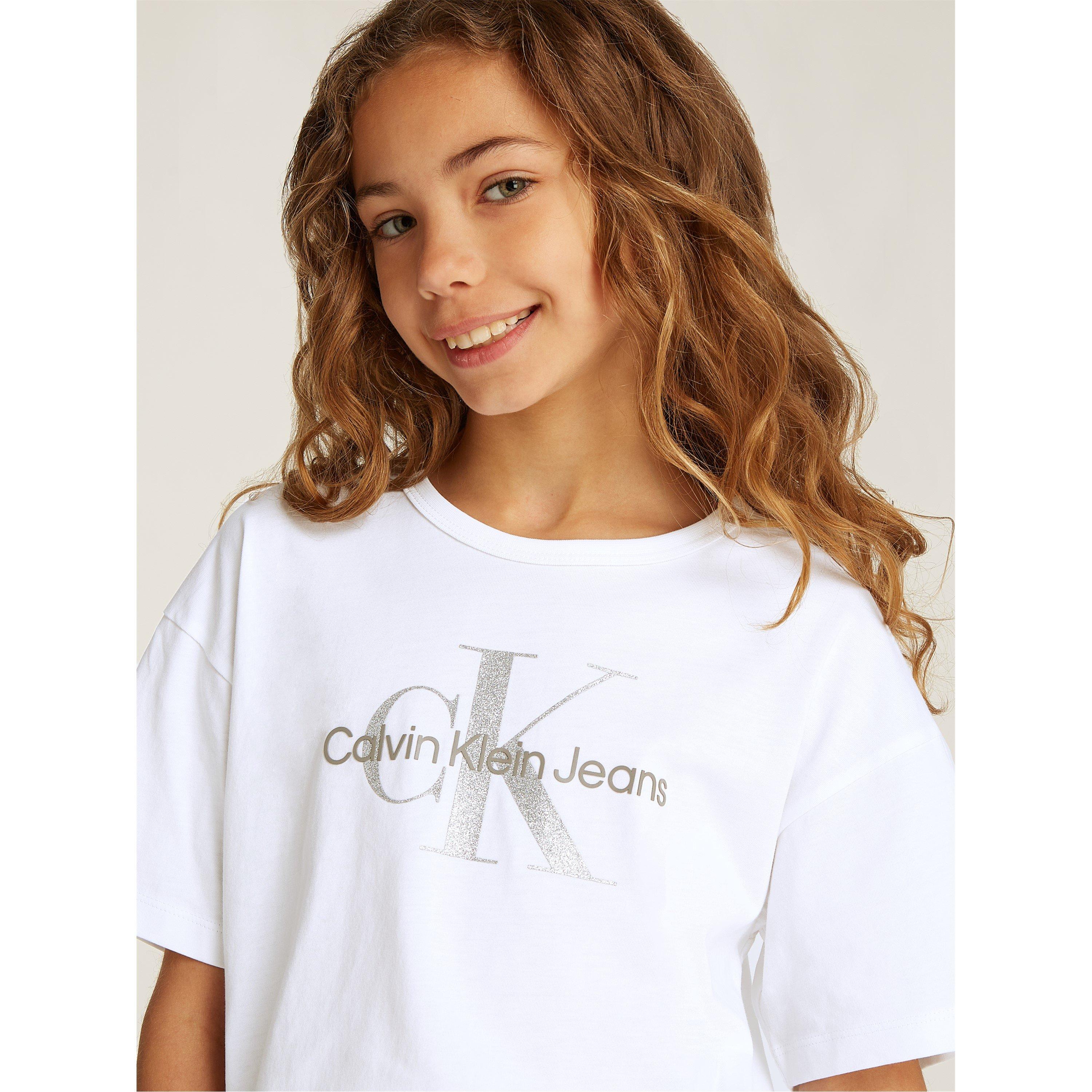 Calvin Klein Jeans MONOLOGO GLITTER SS T-SHIRT