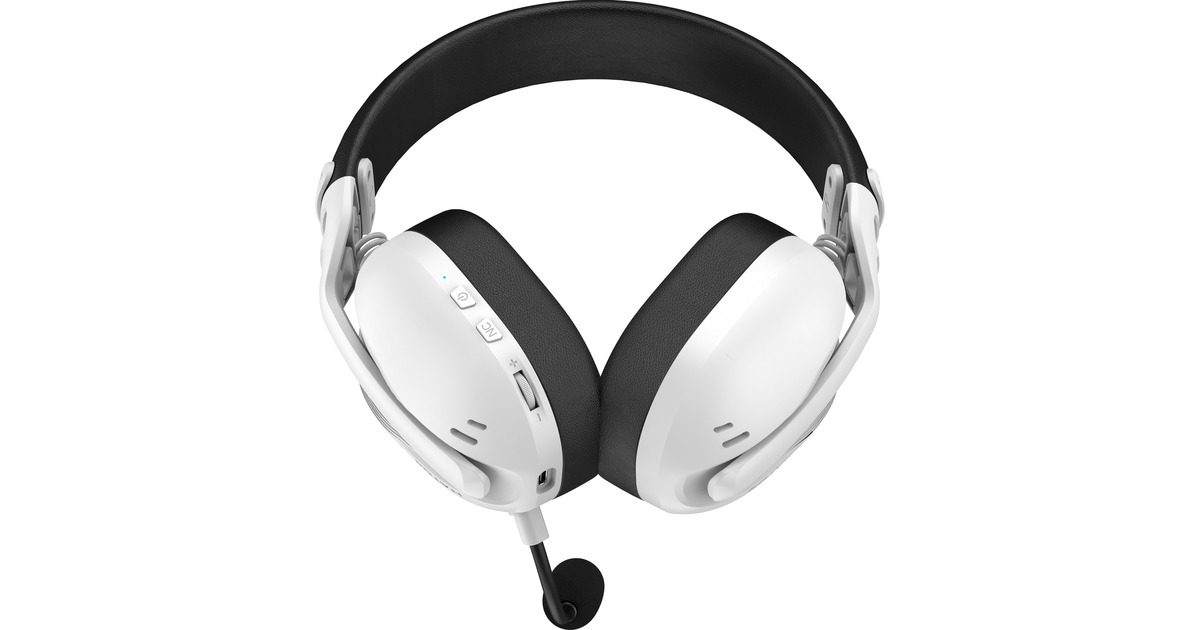HatorHyperpunk 3 Wireless over-ear gaming headset  (Wit, 2.4GHz / Bluetooth 5.4 / USB-C)
