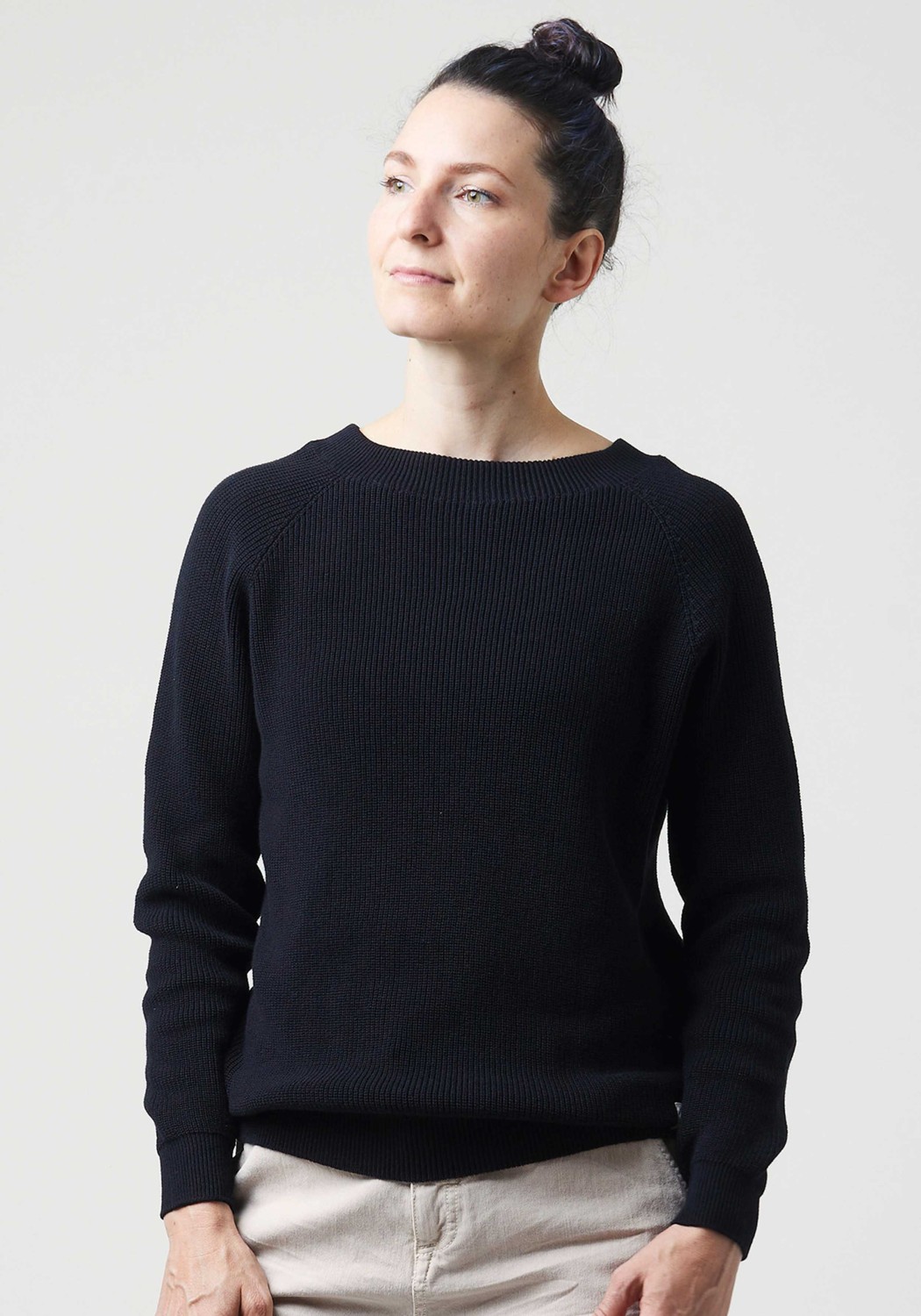WE ARE ZRCL Damen-Strickpullover Alma Swiss Edition Black