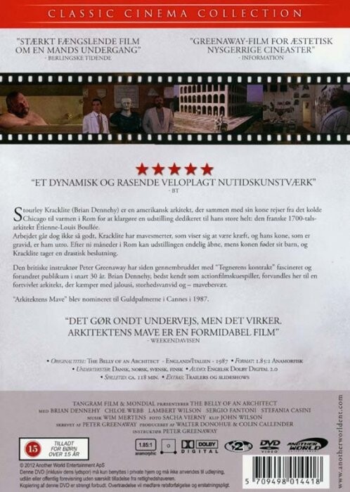 Arkitektens Mave / The Belly Of An Architect - DVD