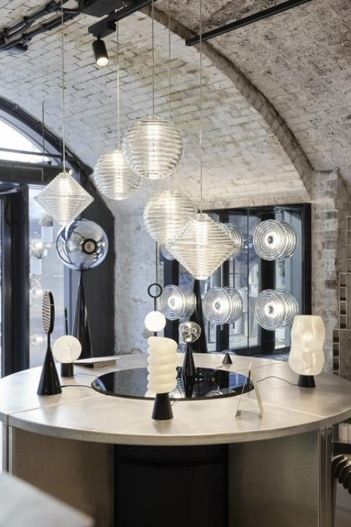 Tom Dixon Press Cone hanglamp LED Ø34 transparant