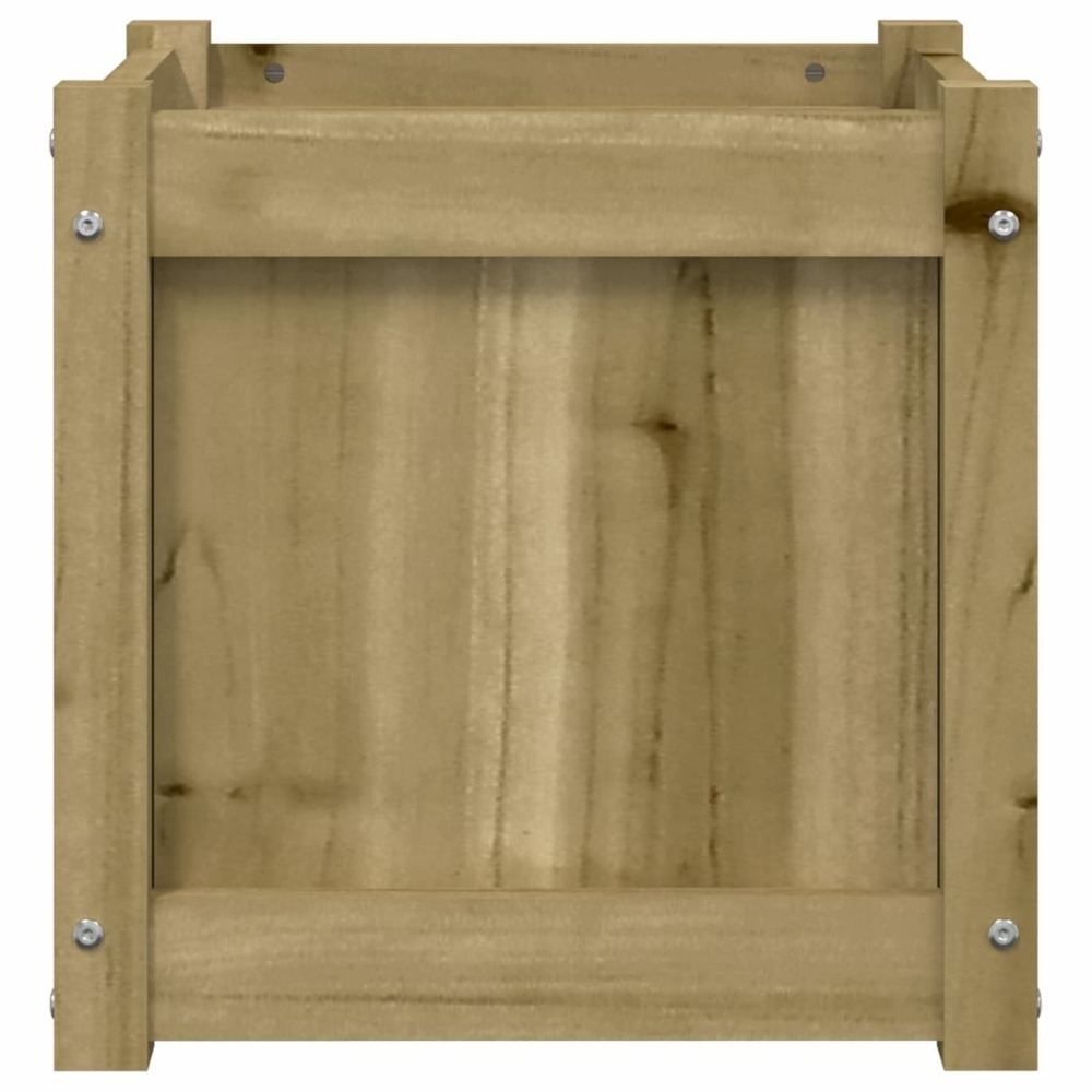 Jardinière 40x40x40 cm bois de pin imprégné
