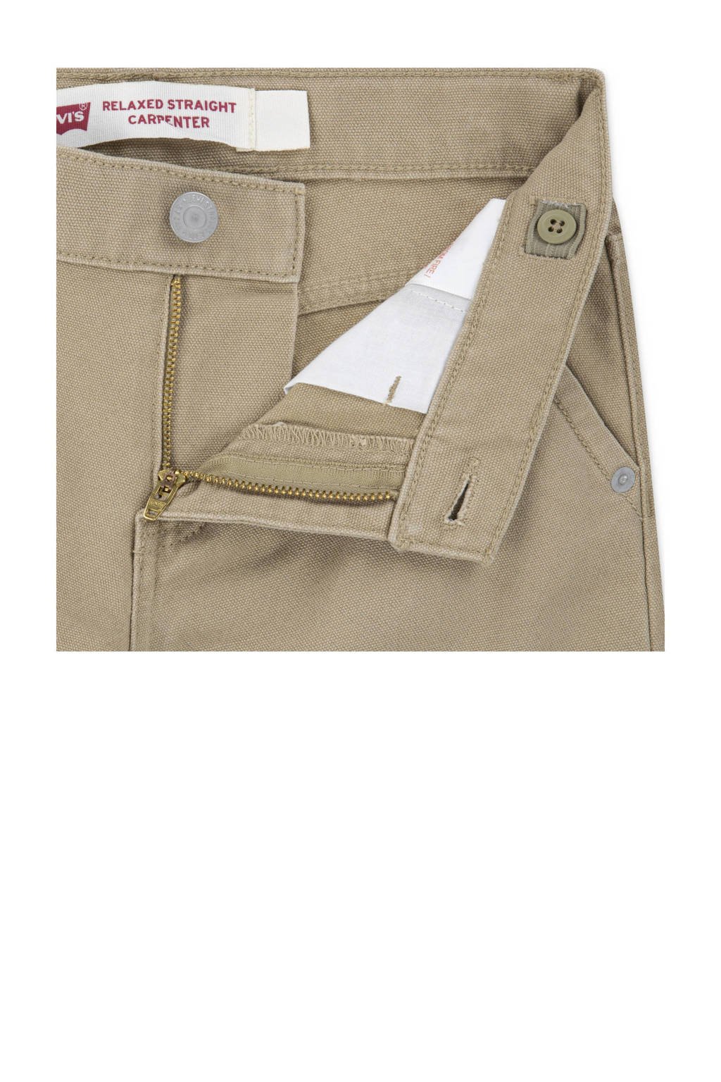 Levi's relaxed casual broek beige