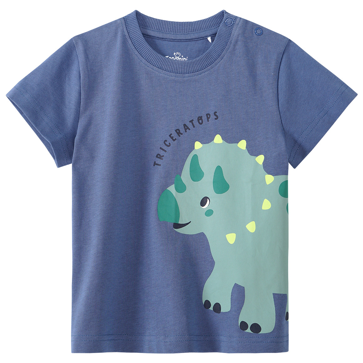 Topomini Baby T-Shirt mit Dino-Print blau