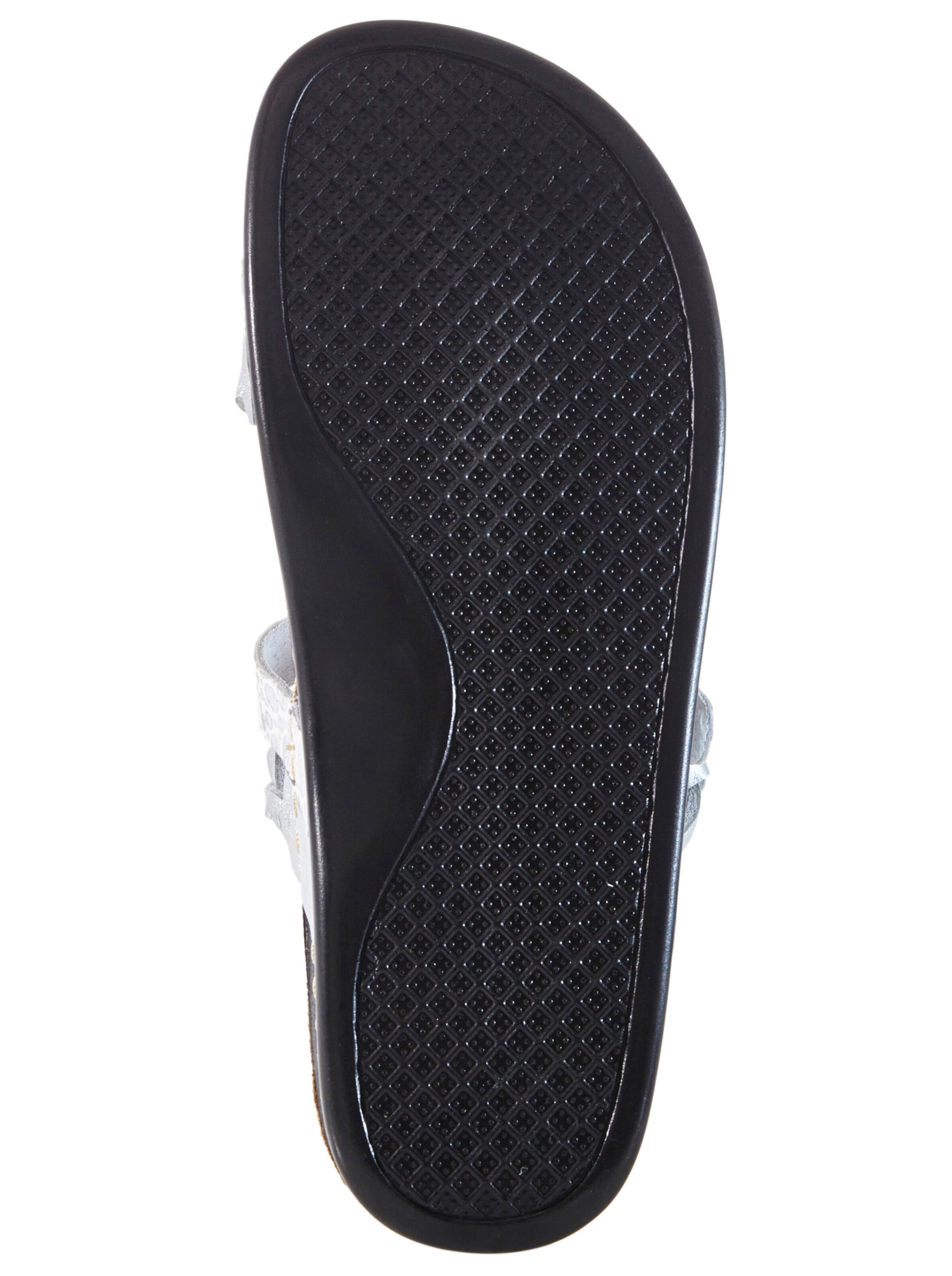 Dr. Feet Pantolette in silberfarben