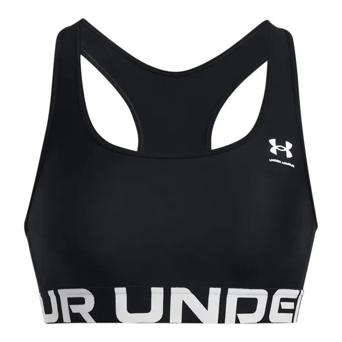 Under Armour HeatGear Mid Branded Sportbeha Dames