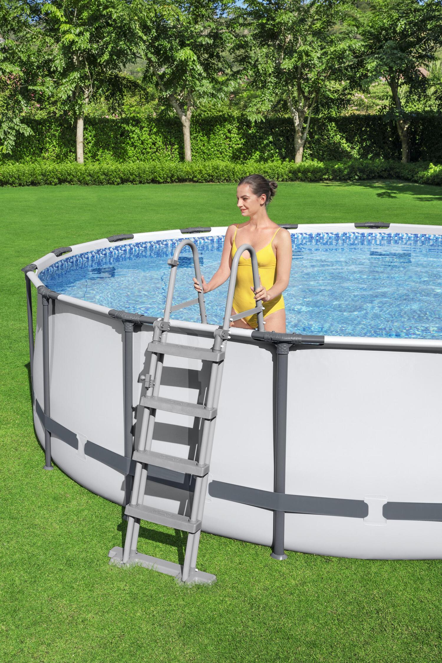 Bestway frame zwembad Steel Pro Max met pomp D 457 H 122 cm