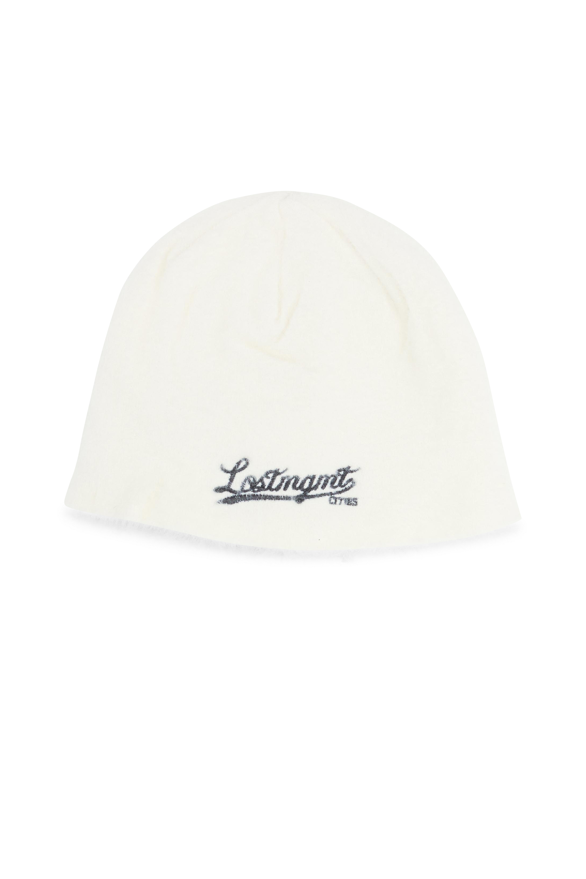 LOST MANAGEMENT CITIES Bonnet BB HAIRY KNIT UNCUFFED BEANIE Beige