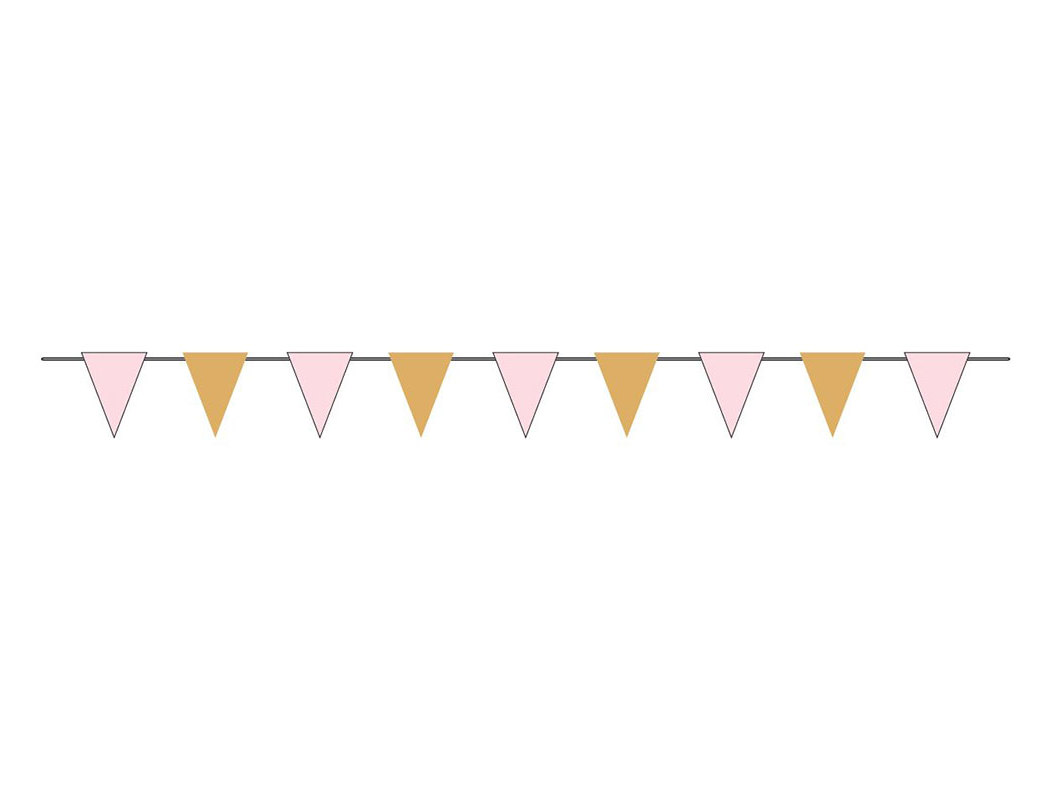 BANDEIROLAS PAPEL ACTUEL LITTLE STAR ROSA