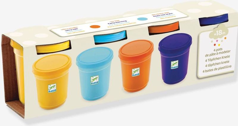 Djeco - Klei 4 potjes Nature - 2+