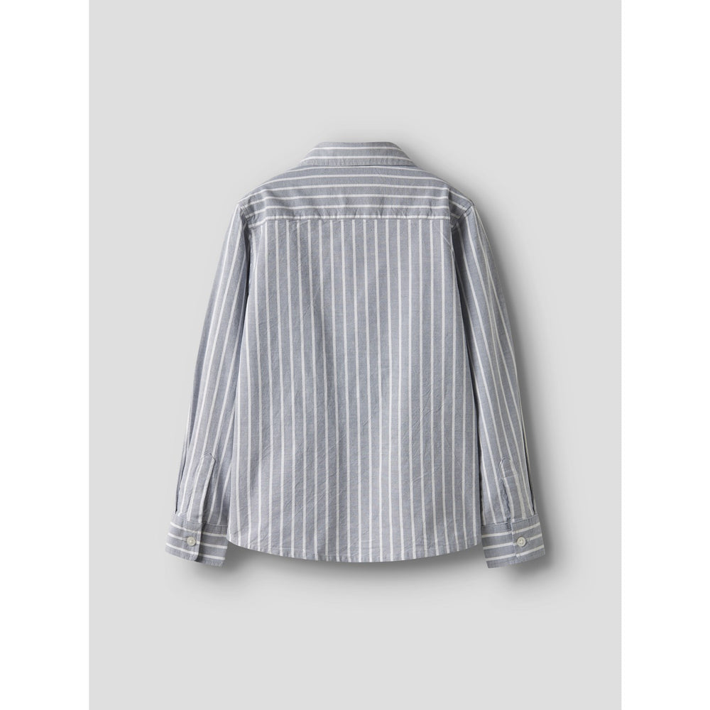 Køb Name It Flint Stone Thin Stripe - Bright White Nmmrekid Shirt
