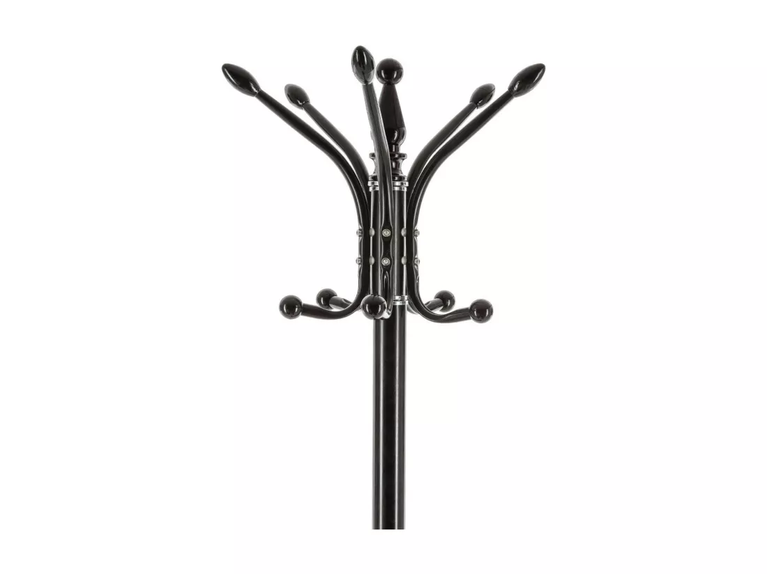 Porte-manteaux rotatif 14 Patères et Porte-parapluies en Métal et Marbre H 182 cm