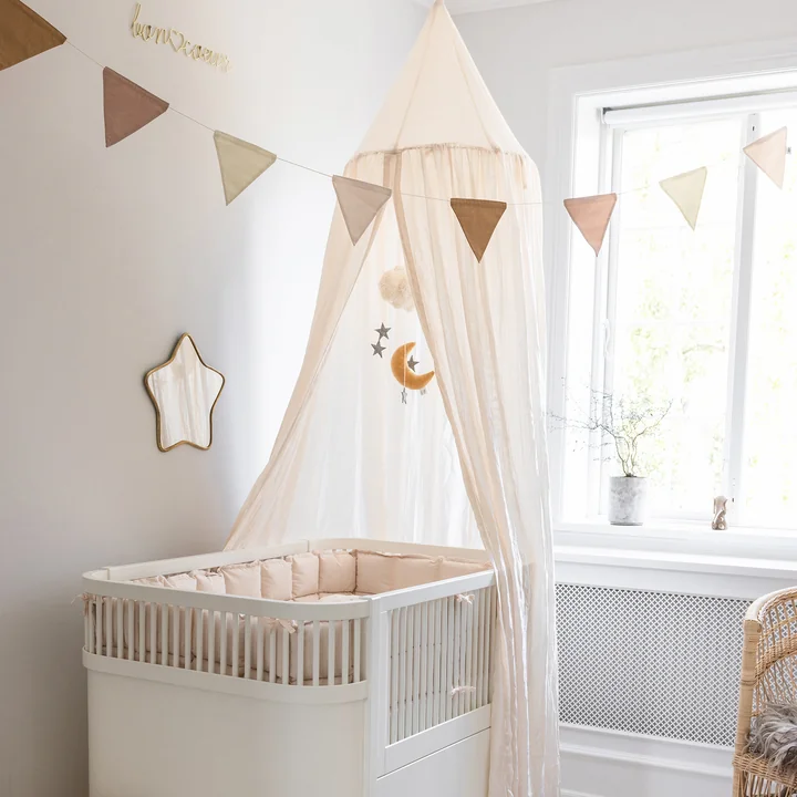 Sebra - Betthimmel, elephant grey