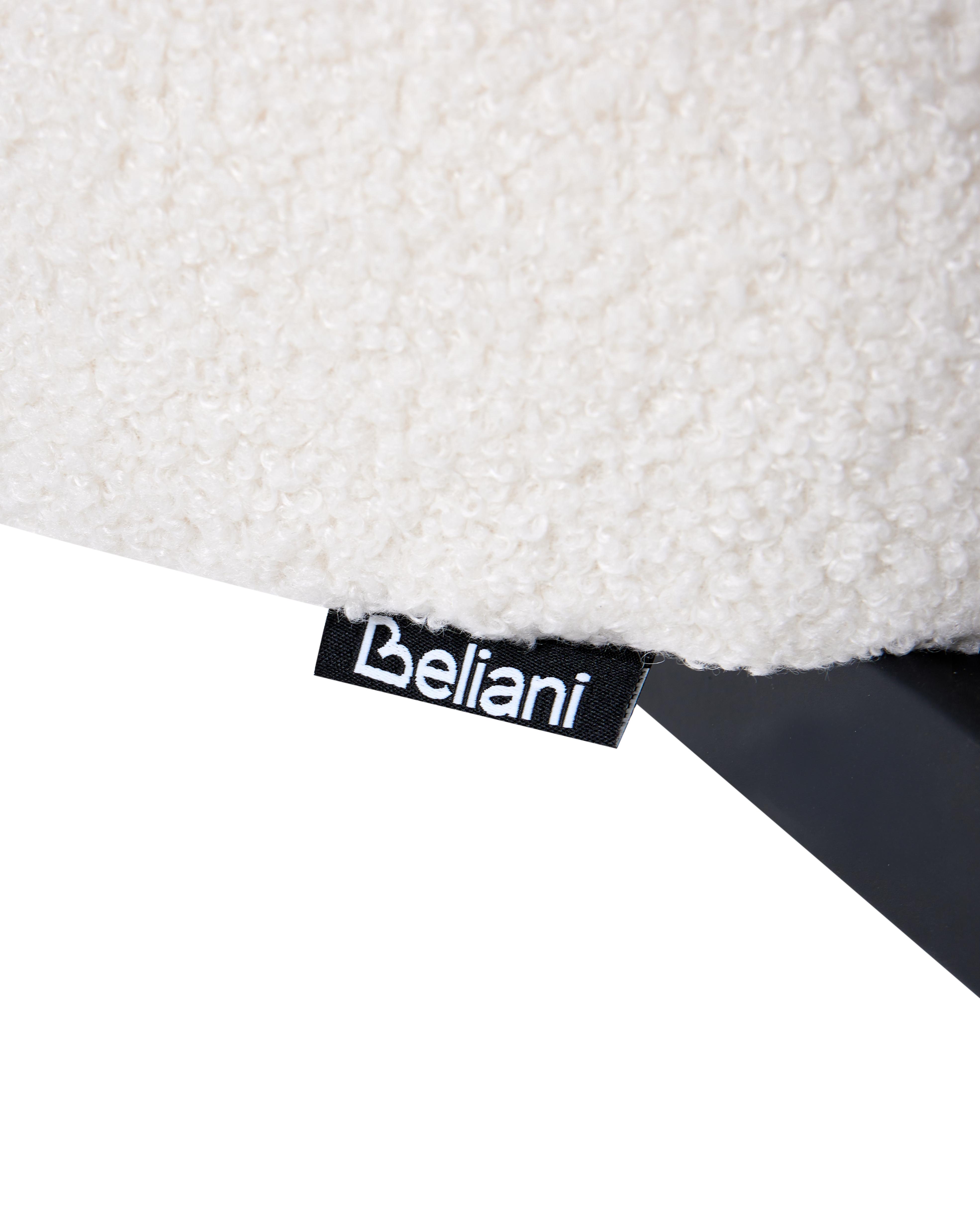 Set van 2 eetkamerstoelen WONDER Bouclé Gebroken wit