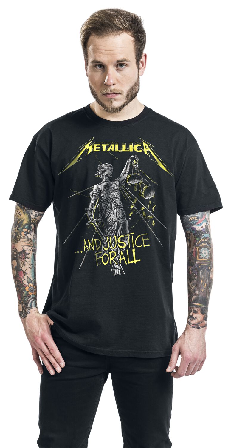 ...And Justice For All - Tracklist | Metallica T-Shirt Manches courtes